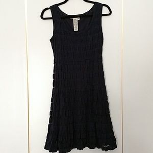 Navy blue lace dress